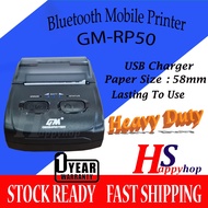 Geomaster Bluetooth Thermal Printer Receipt Printer , Mobile Printer , Mesin Resit Cashier , Topup Payhere Pos