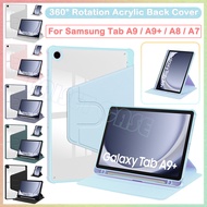 For Samsung Tab A9 X110 A9+ A9 Plus X216 A8 X200 A7 T500 A7 Lite T220 S6 Lite P610 360° Rotation Cas
