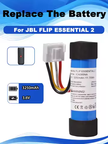 3.6V ICA085NA Replacement Speaker Battery For JBL FLIP ESSENTIAL 2 Bluetooth Speaker