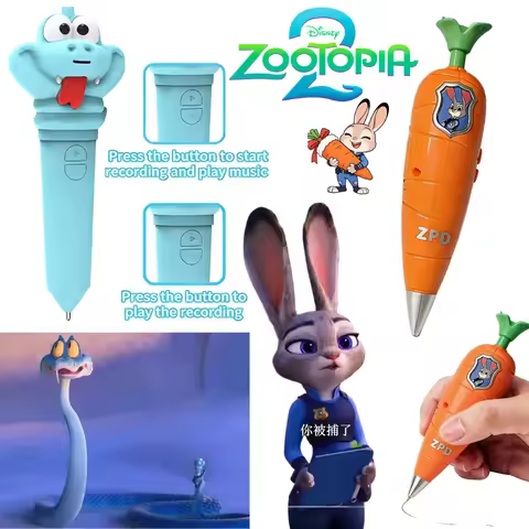 @@Disney "Zootopia 2" Collector's Edition Carrot Recording Pen | 60 Second Mini Recorder 2-in-1 Gary