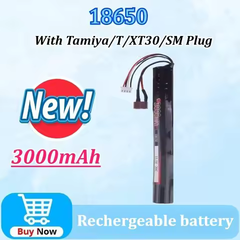 RC LiPO Battery 11.1V 3000mAh for 3S 18650 RC Model with Tamiya / SM / T /XT30 Plug High Capacity Re