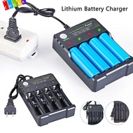 CHAAKIG 18650 Battery Charger Portable LED AC 110V 220V 4 Slots