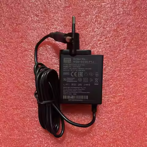 NGE18 Mean Well Medical type 5V/12V/24V switching power Adapter 05/09/15/18P1J NGE18E European Stand