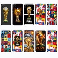 for 3c Realme C1 C2 C3 C11 C12 C15 C17 C20C 21 FIFA2026 Fashionable soft black phone case