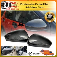 Perodua Ativa Carbon Fiber Side Mirror Cover Trim Perodua Ativa Accessories Bodykit Body Kit