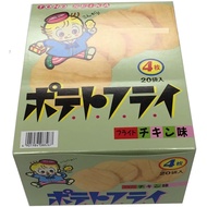TOHO Potato Fries Chips Fried Chicken Flavor 4pieces (11g) x 20pcs Direct from Japan