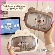SY10 304 stainless steel insulated divided lunch box Heat up the plates served in the cafeteria YS10