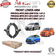 #ANSHIN#JAPAN FRONT LOWER ARM PERODUA MYVI 2005-2017 D73A/D54T/D95A 1.0/1.3/1.5 (PEA-48068-BZ261/PEA