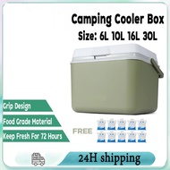 Ice Box Cooler Chest Insulated 6L 10L 16L Camping Freshness Preservati Storage Box