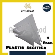 (1 PACK-40pcs) STANDARD Triangle Plastic PIPING BAG/ Papping Bag/ Cake Decorating Cone Plastic/