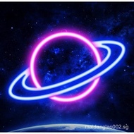 Neon Sign, Planet/Cloud and Moon Led Neon Light, Neon Light Sign for Wall USB/Battery Powered Led Ne