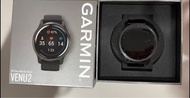 GARMIN Venu2 智慧腕錶 手錶 石墨黑45mm 專櫃購入 送副廠錶帶✨