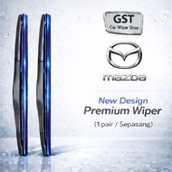 (1 Pasang) Mazda 2 Mazda 3 Mazda 6 CX3 CX5 CX8 Silicone Car Wiper