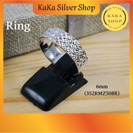 Original S925 Silver+White Gold Plated Cutting Ring (352RMZ508R) | Cincin Perempuan Perak 925 + Emas Putih | Ready Stock