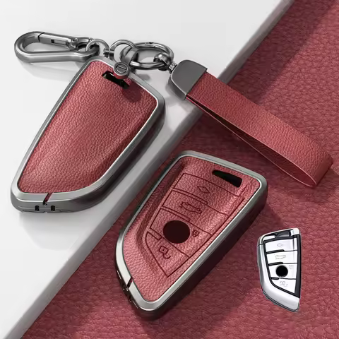 Car Key Case Cover For BMW 1 3 5 7 Series X1 X3 X4 X5 X6 X7 G20 G30 F15 F16 G01 G02 G05 F10 F20 F30 