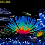 PIXELHIVE​ Luminous Sea Urchin, Soft Fluorescent Sea Urchin Bulb, Decorative Fake Simulation Silicon