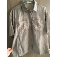 KEMEJA PRELOVED!! Taslan colorbox shirt / shirt top women's top