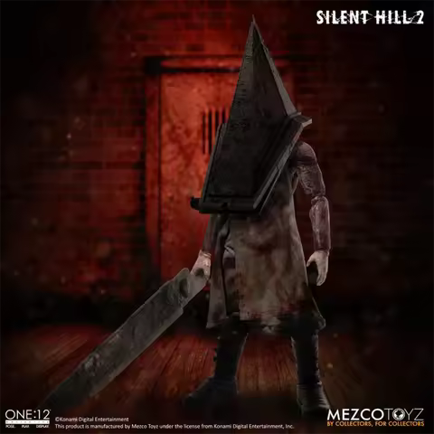 In Stock 100% Original MEZCO ONE:12 Silent Hill 2 Red Pyramid Thing Anime Action Collection Figures 