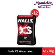 [Bundle of 12] Halls XS Sugar Free Candy 20s [Blueberry/ Mentholyptus/ Watermelon/ Lime/ Cola Chill]