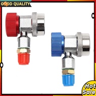 R134A High Low Quick Coupler Connector Adapters Type AC Manifold Gauge Auto Set for A/C Manifold Gauge Brass Adapter