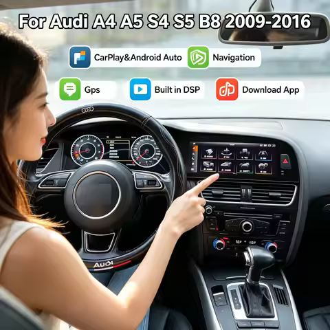 Auto Multimedia Player Navigation For Audi A4 A5 S4 S5 B8 2009-2016 Auto Stereo Head Unit Multimedia