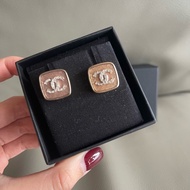 全新🖤Chanel 香奈兒 CC Logo Earring 耳環 耳釘 粉色