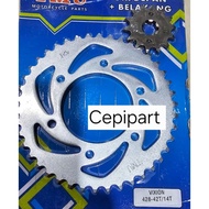Front & rear gears Vixion 42T/14T