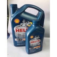 นํ้ามันเครื่อง Shell HELIX HX7 10W-40 CNG/LPG เบนซิล(4L+1L
