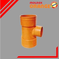 MOLDEX Orange PVC Fittings -TEE REDUCER (3" x 2", 4" x 2", 4" x 3"}