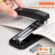 Aisha 360 degree rotating book stapler, convenient 360 degree rotating paper stapler, middle stapler