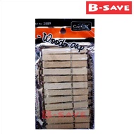 DIY Wooden Clip Plain 12's 73mm x 10mm