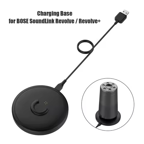 ABS Desktop Charging Stand Cradle Charger for Bose Soundlink Revolve Speaker