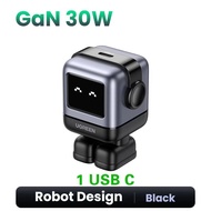 Ugreen RoboGaN 65W/30W USB C USB A ChargerRobot Nexode 3 พอร์ต GaN Fast Charger