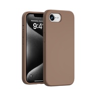 Auoviee Silicone lỏng Ốp điện thoại cho Iphone 16e trường hợp đồng bằng cao su Bộ bảo vệ điện thoại 