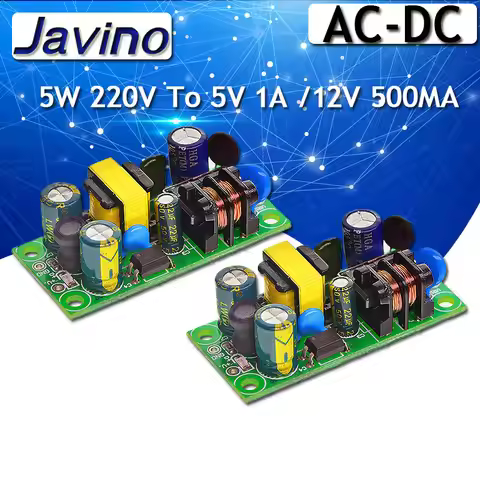 AC-DC 5V1A Isolation Switching Power Supply Module Step-Down Module 220V To 5V 1A /12V 0.5A Group Po