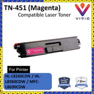 BROTHER TN-451M Compatible for HL-L8260CDN/HL-L8360CDW/MFC-L8690CDW/MFC-L8900CDW