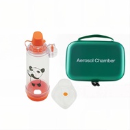 Canack human Aerosol Chamber Silicone Aerosol Inhaler Chamber Nebulization Bottle Asthma Spacer