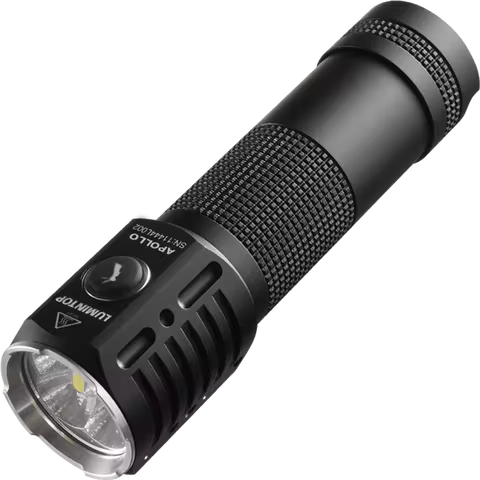 LED flashlight Lumintop Apollo Reflector version TYPE C flashlight with 4 LED magnetic tail Stainles