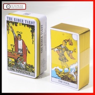 New Classic Iron Box Tarot Cards Gilded Tarot Cards