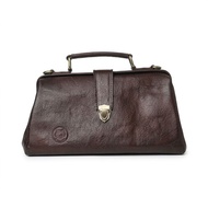 BERNIE Maharani Brown Cowhide Bag Vegetable Tanned Leather Hand Bag