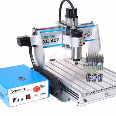 LYBGACNC CNC Router Wood Engraver XLNTCNC XC-40V Engraving Drilling and Milling Crave Carving Machin