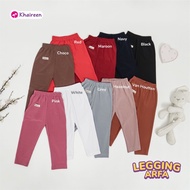 KHAIREEN Arfa Leggings (0-3 years) Jersey Kids Leggings Girl Legging Budak Perempuan