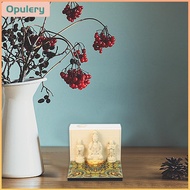 Baosity ปฏิทิน2025เวลาปฏิทิน3D ดอกบัวตกแต่งที่วางปากกาที่คั่นหนังสือปฏิทินแผ่นบันทึกความจำ3มิติสำหรั