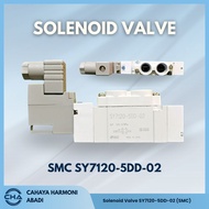 SMC SY7120-5DD-02 Solenoid Valve 5/2 Way DC24V Port 1/4"