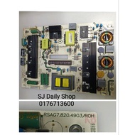 Hisense HMLED50K610X3D Power board:RSAG7.820.4903/ROH Inverter:C500S01E01A Tcon with ribbon:V500HK1-