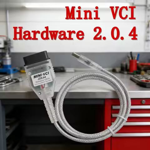 FTDI FT232RL MINI-VCI Real Firmware V2.0.4 SW V16.00.017 J2534 For Toyota TIS Techstream HW 2.0.4 Mu
