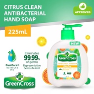 Green Cross Citrus Clean Antibacterial Hand Soap 225ml Pump