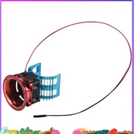 Motor Heatsink Cover+Cooling Fan for WLtoys A959-B 144001 124019 HSP 1/8 1/10 RC Car 540 550 3650 Si