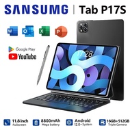 【รับประกัน1ปี】2024ของแท้ Sansumg P17S 11.8นิ้ว แท็บเล็ต แท็บเล็ตถูกๆ Tablet RAM16G+ROM512G Android13