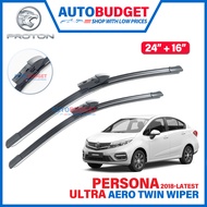 Wiper Kereta Proton Persona VVT 2016-Present 24" 16" DANTAX Ultra AeroTwin Car Wiper Blade PERSONA